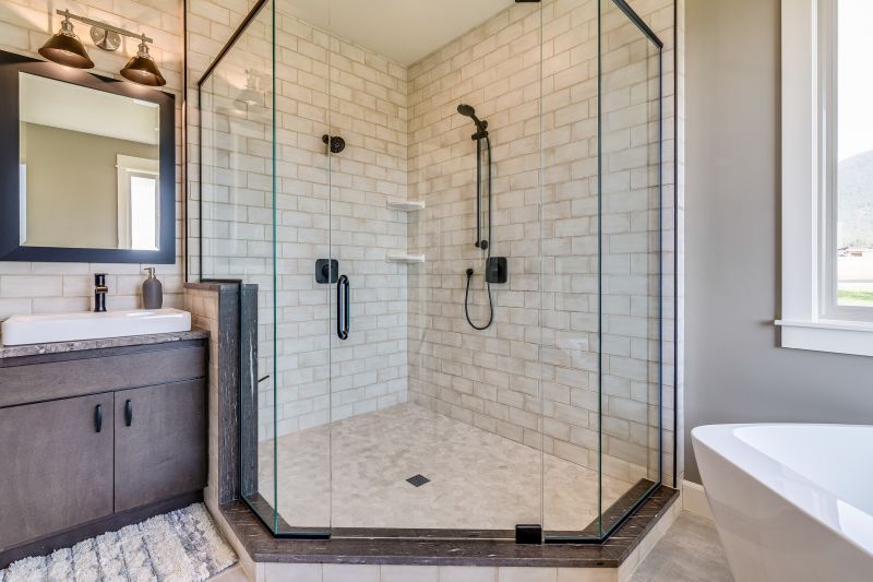 Stylish Shower with Built-In Niche